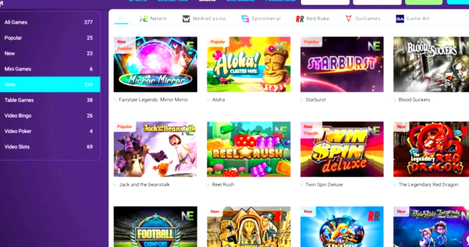 225% Signup casino bonus at Casino Cruise
