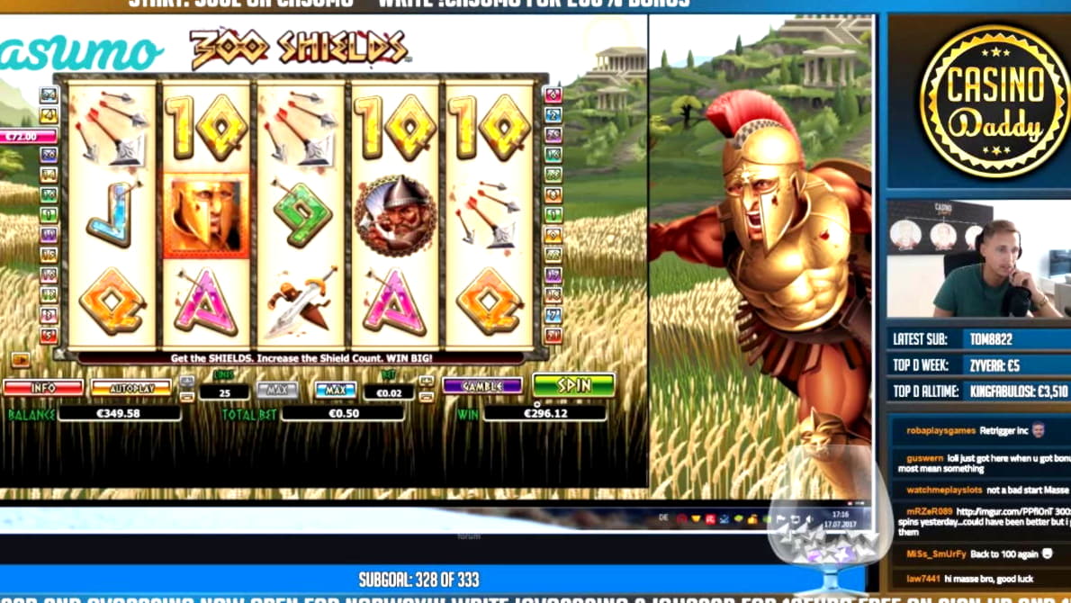 300 free spins casino at Guts Casino
