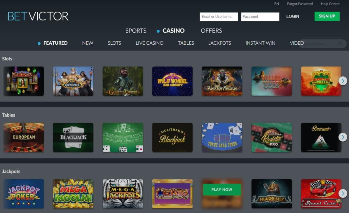 180 Free casino spins at Europa Casino