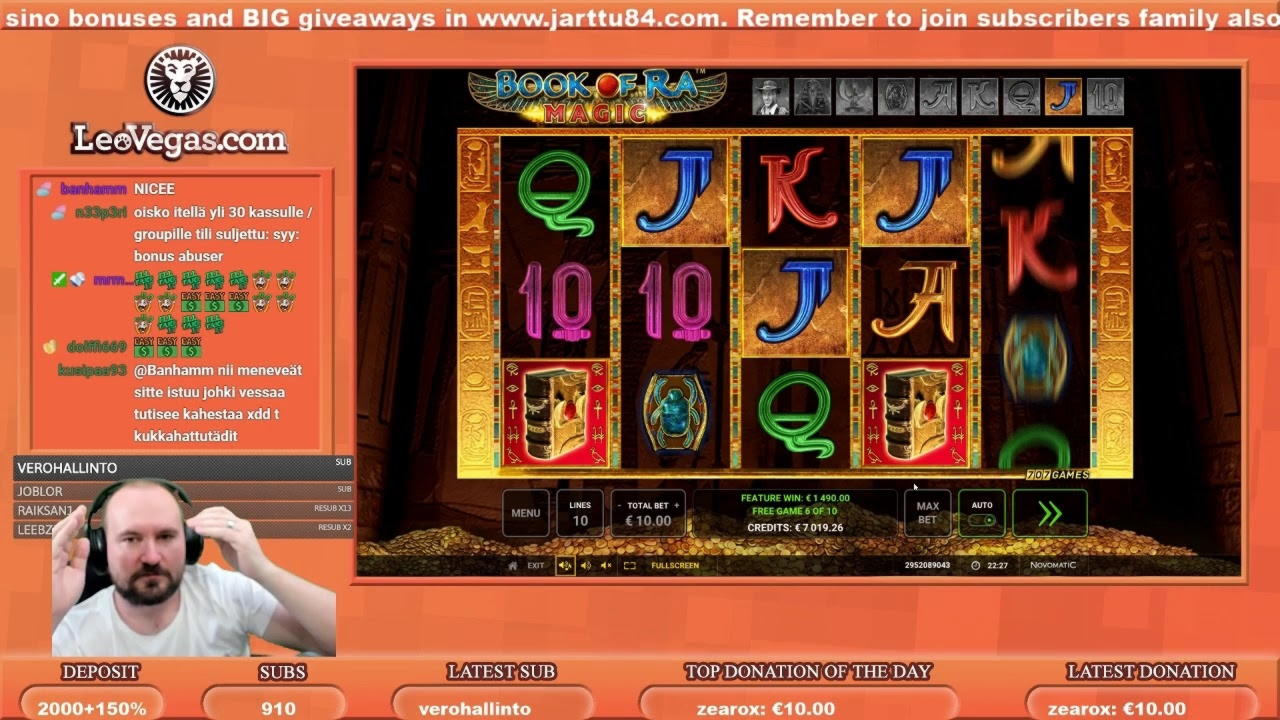 $540 Free Cash at Online Bets Casino