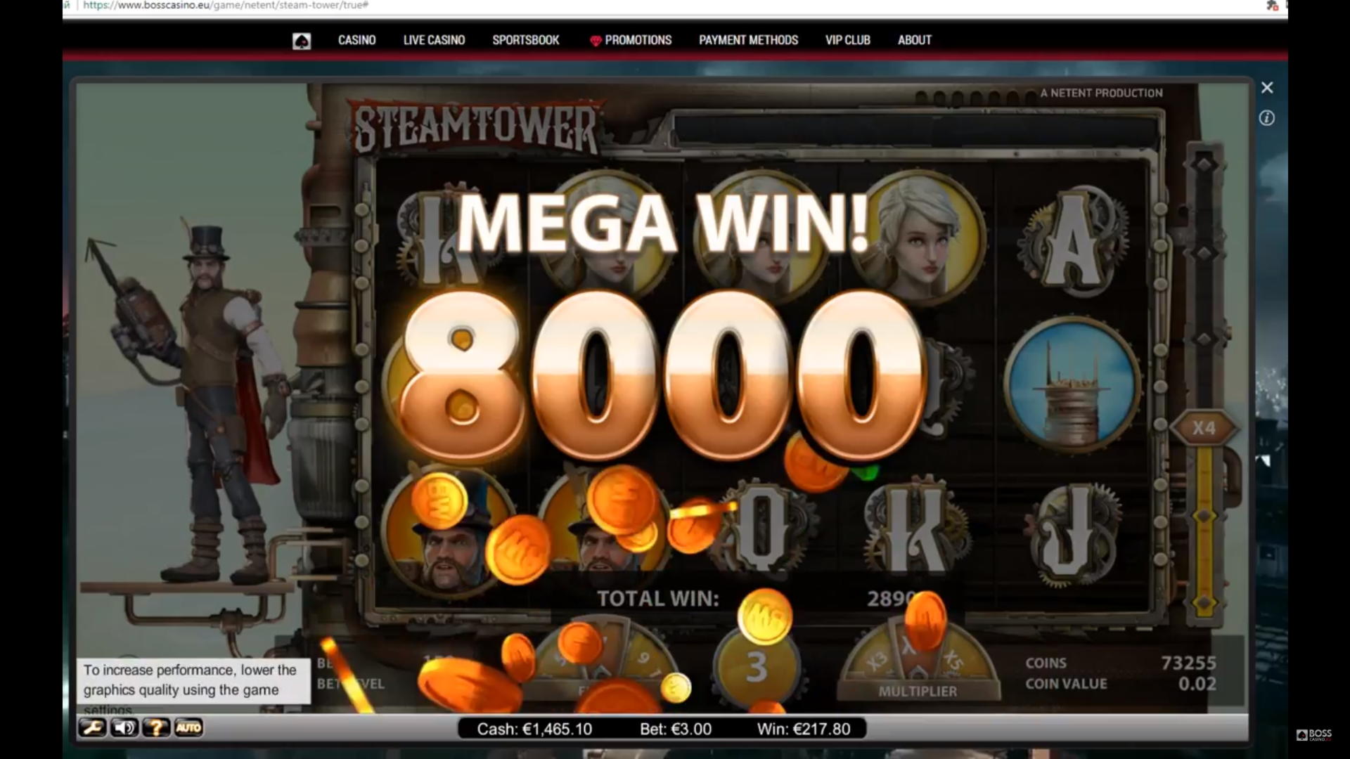 €775 Tournament at Eurogrand Casino