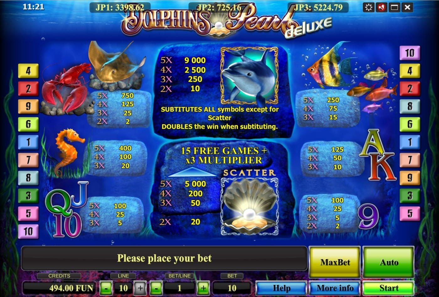 €290 Free casino chip at Dunder Casino