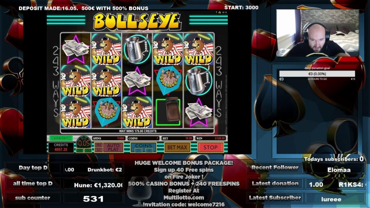 170% Match at a casino at Buzzluck Casino