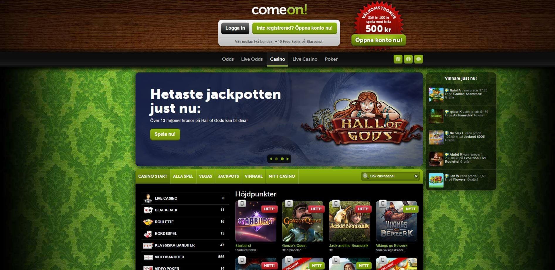 $335 Casino chip at Betnspin Casino