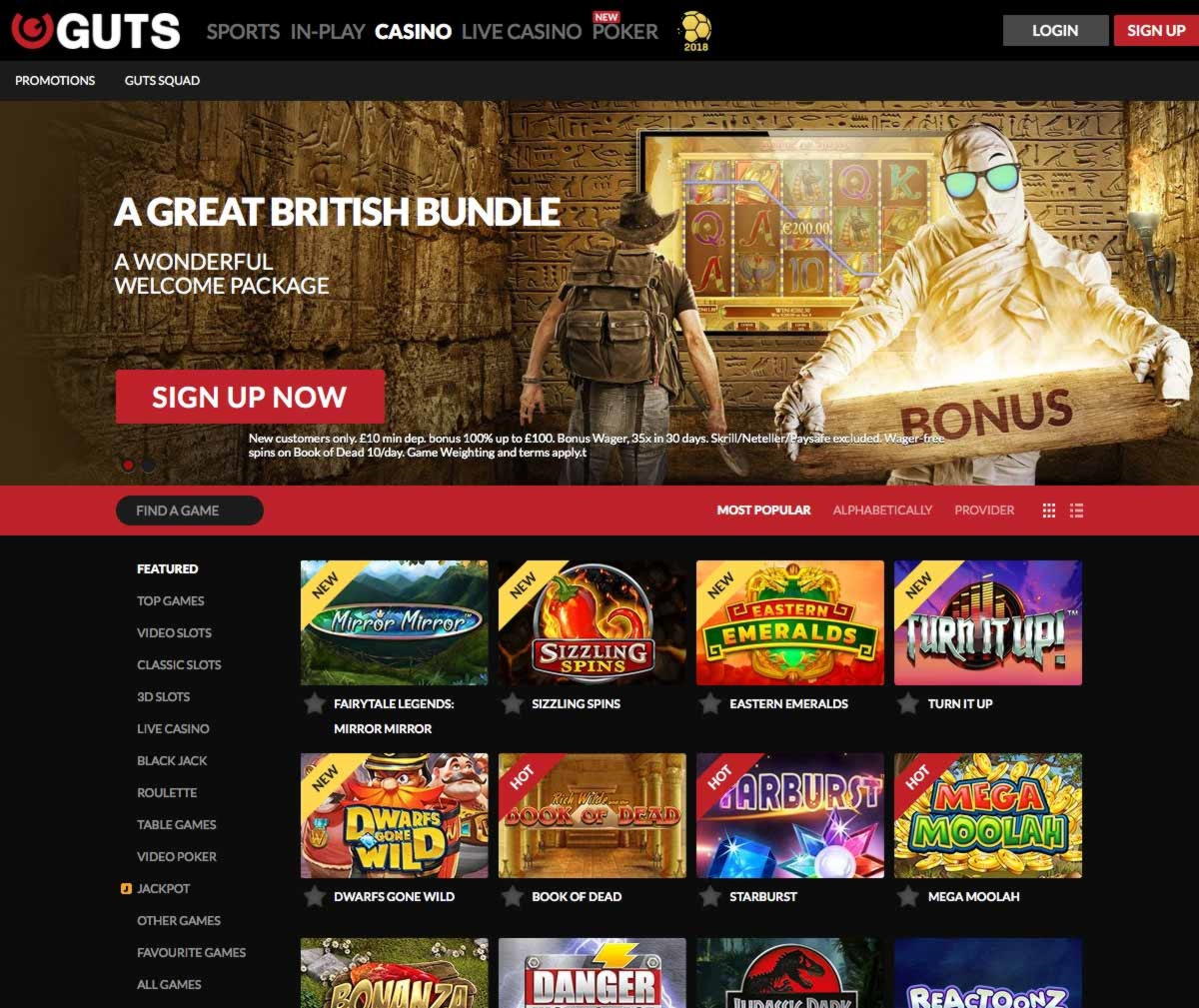 280 free spins at Inter Casino