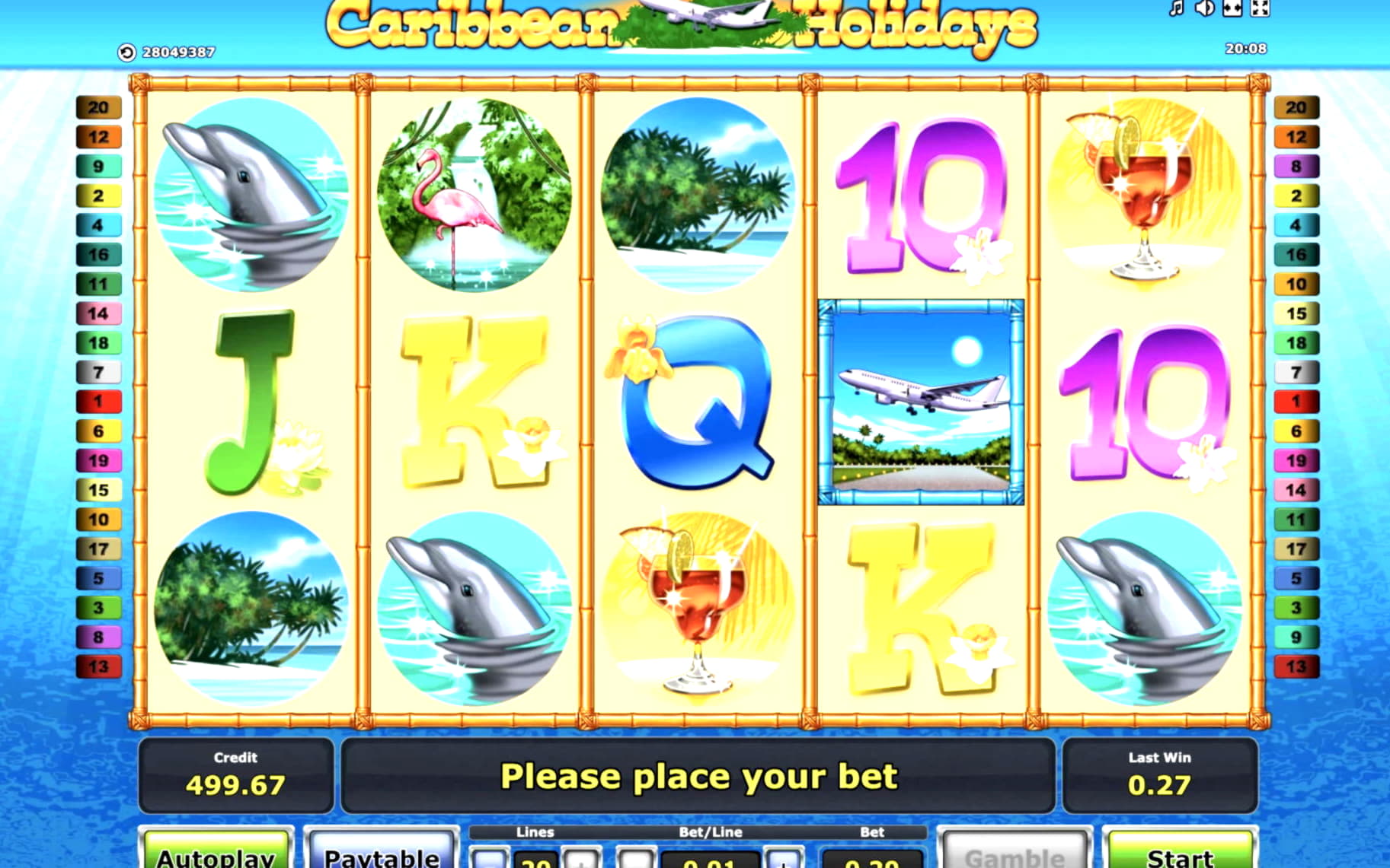 EURO 295 Online Casino Tournament at Dunder Casino