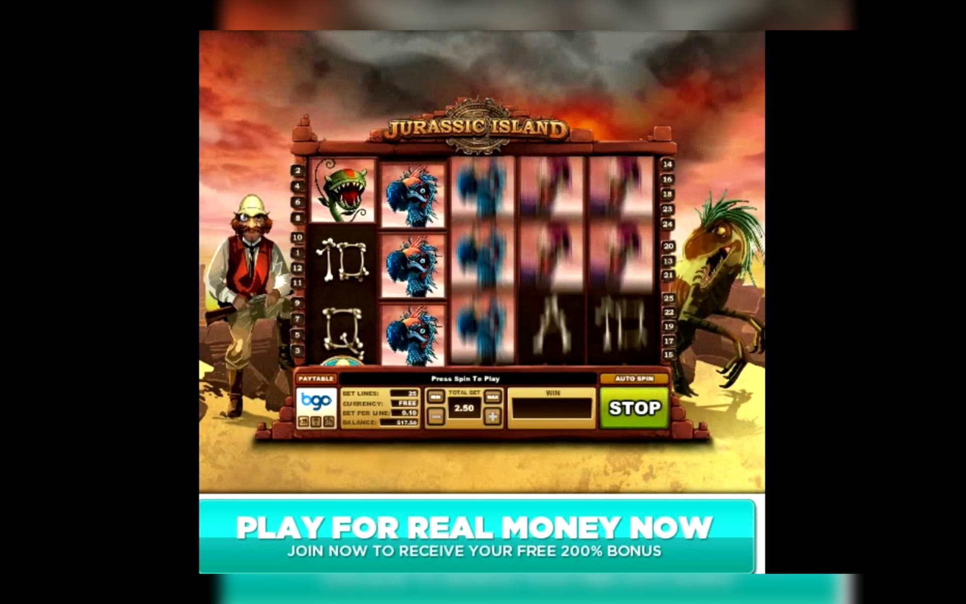 €385 Casino Chip at Hippozino Casino