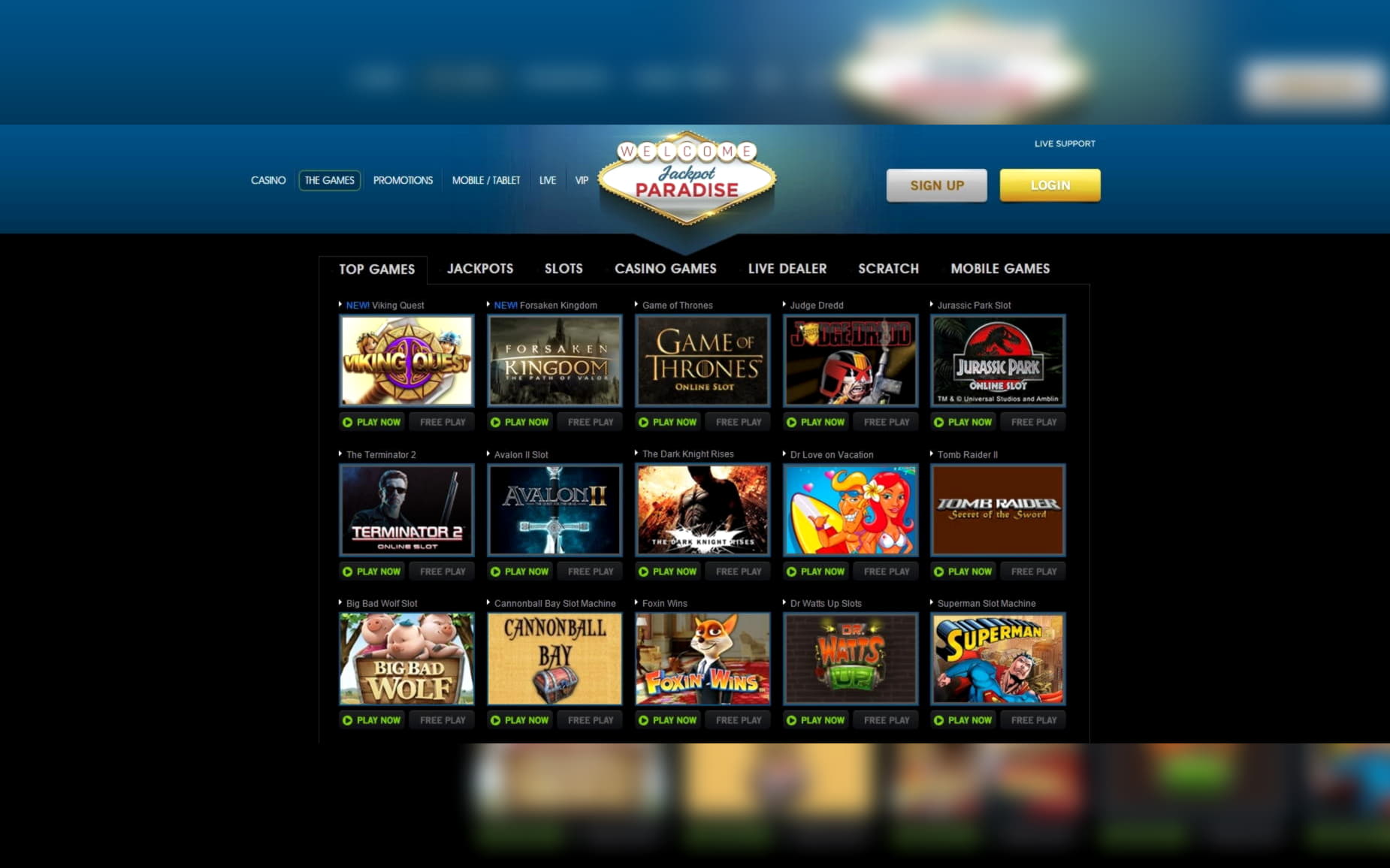 $650 Free Cash at William Hill Casino
