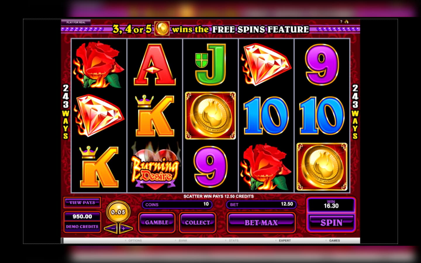 290 Free Spins right now at Inter Casino