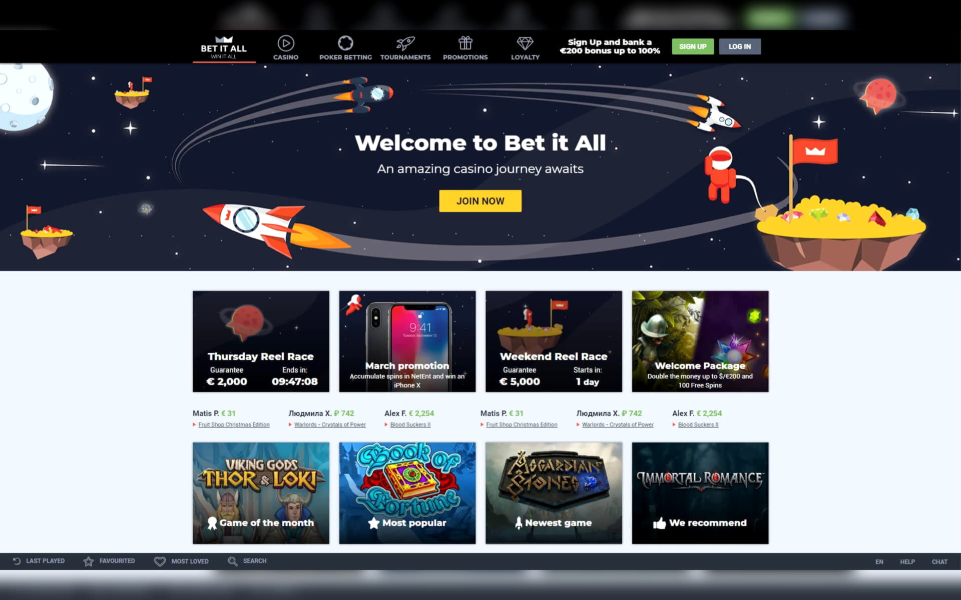 €1905 No deposit bonus code at Energy Casino