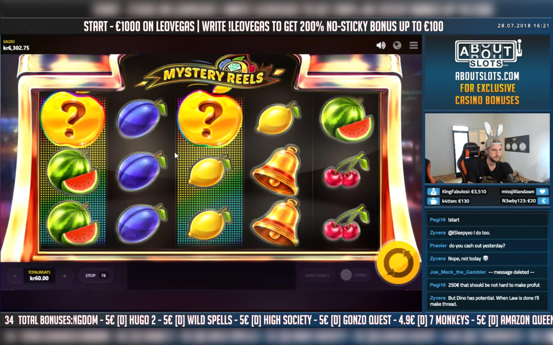 ﻿$2740 no deposit casino bonus at Europa Casino