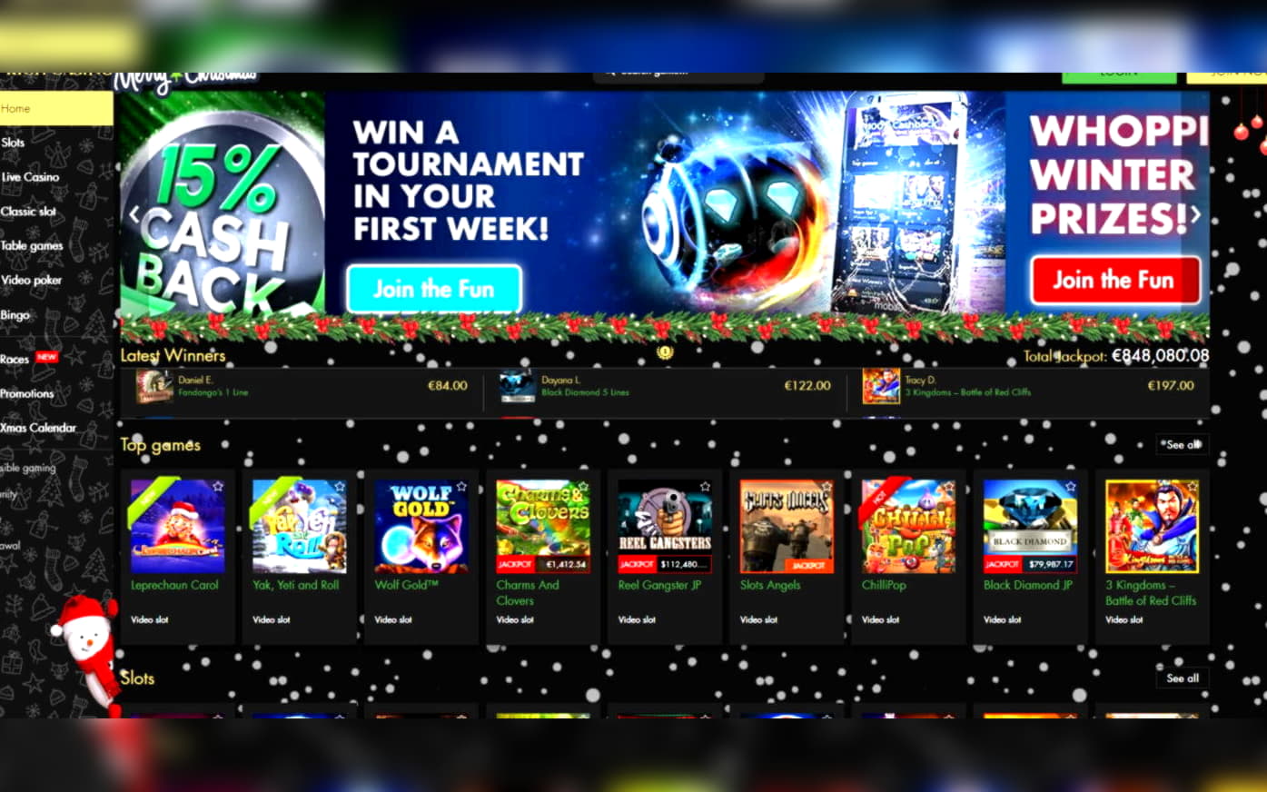 €320 Mobile freeroll slot tournament at Licensed Casino 