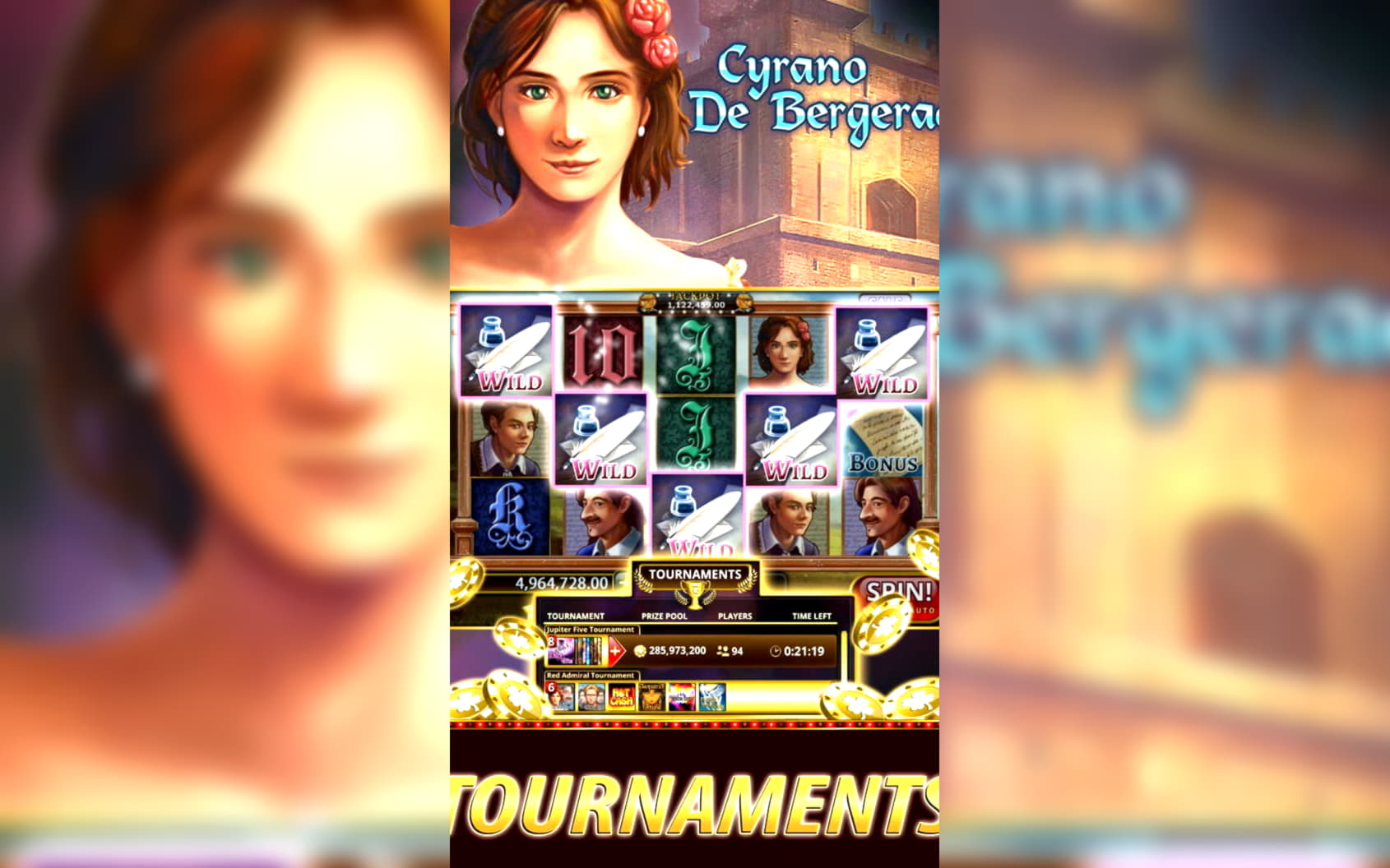 22 Free spins at Jackpot City Casino