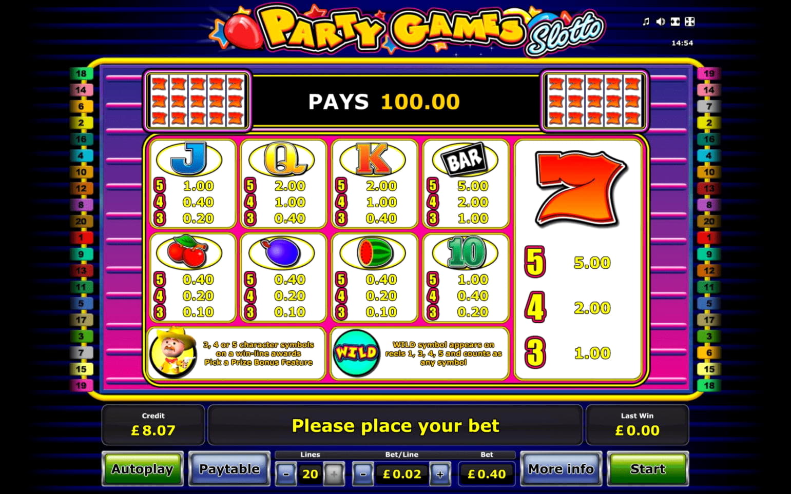 260 Free Spins Casino at BGO Casino