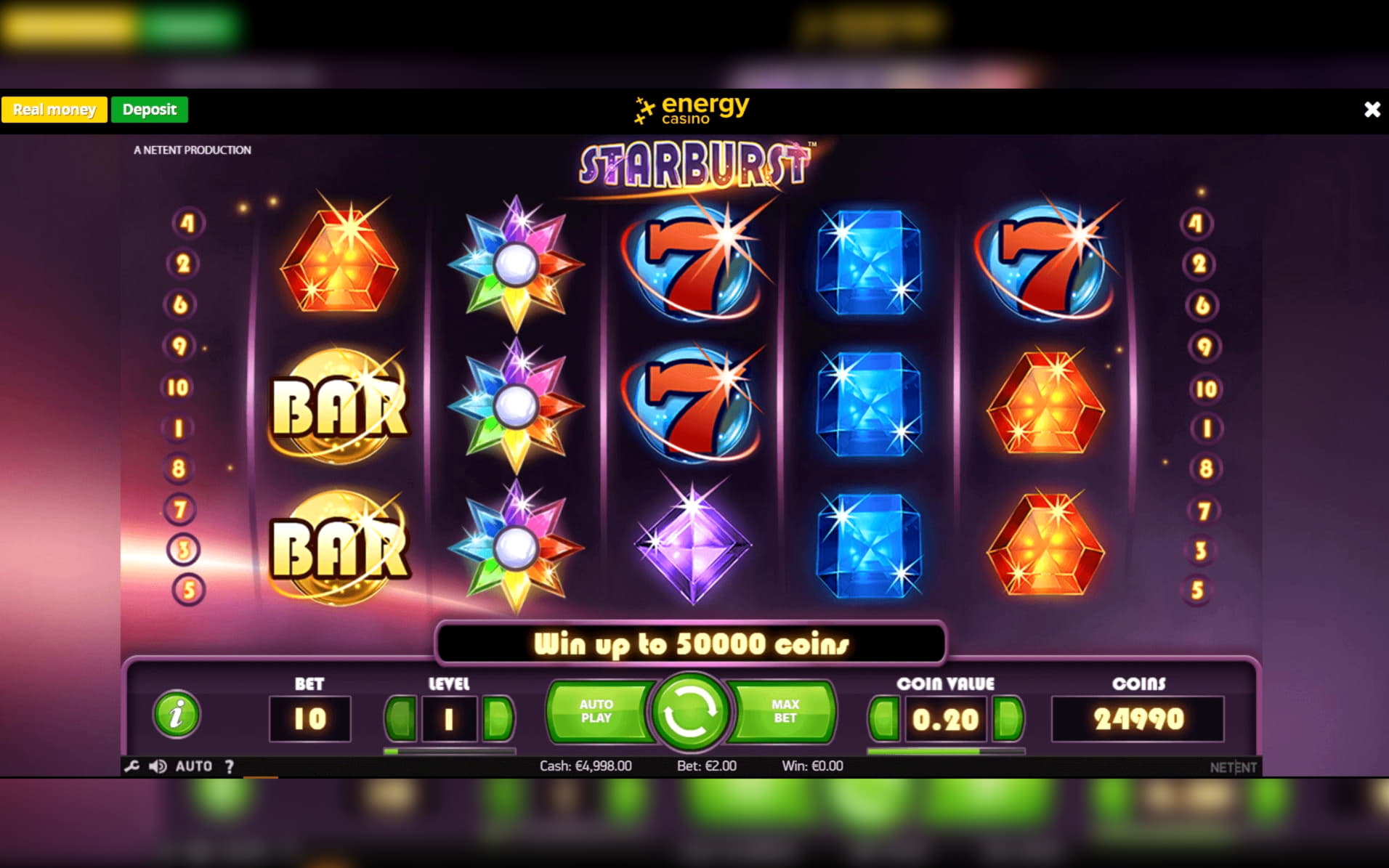 155 Free Spins right now at Casino com