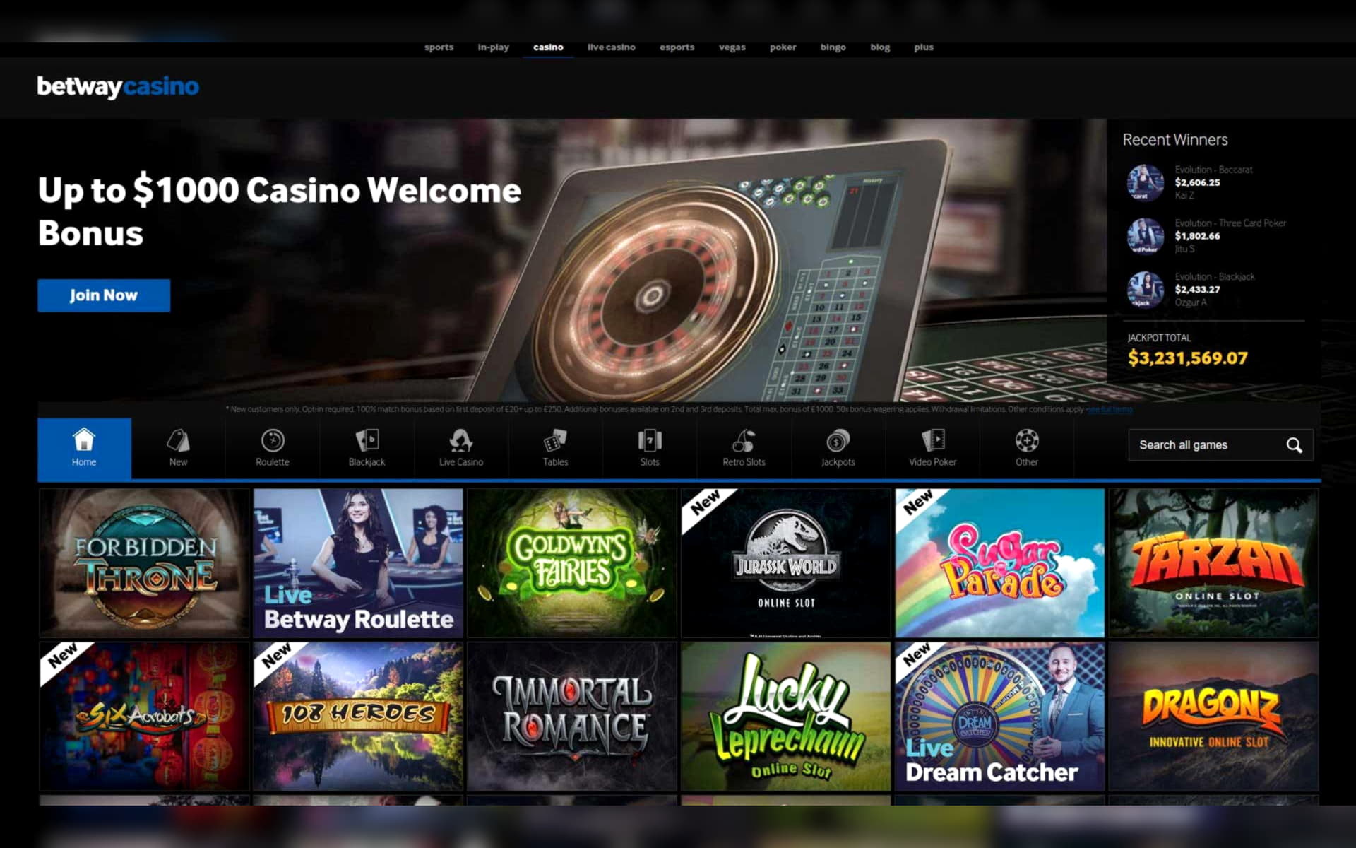 610% Match bonus at Casino Cruise
