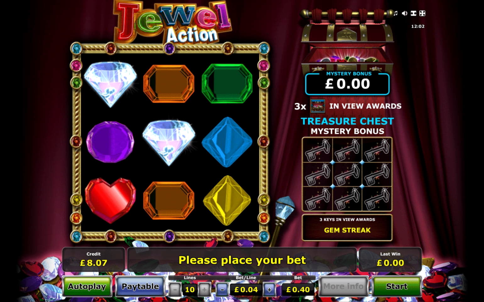 €345 Casino chip at Dunder Casino
