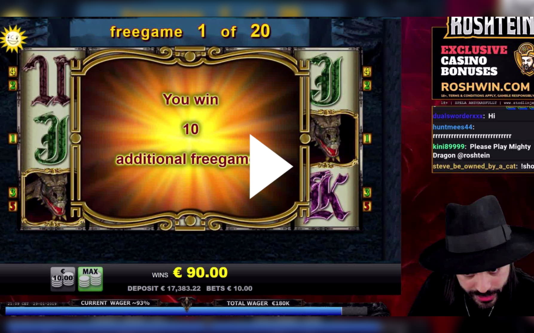 135% Deposit Match Bonus at Spin Palace Casino