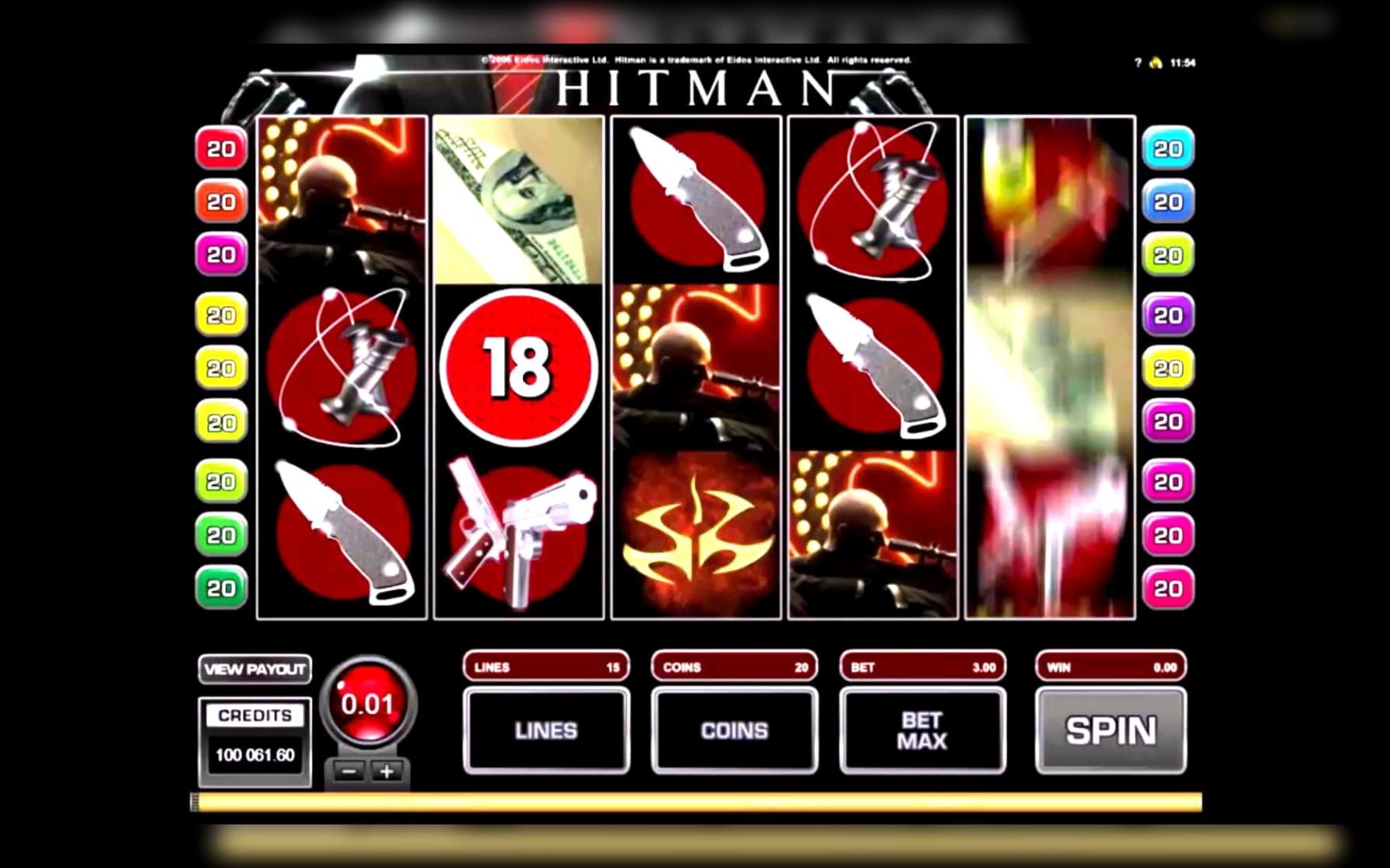 €550 casino chip at Hippozino Casino