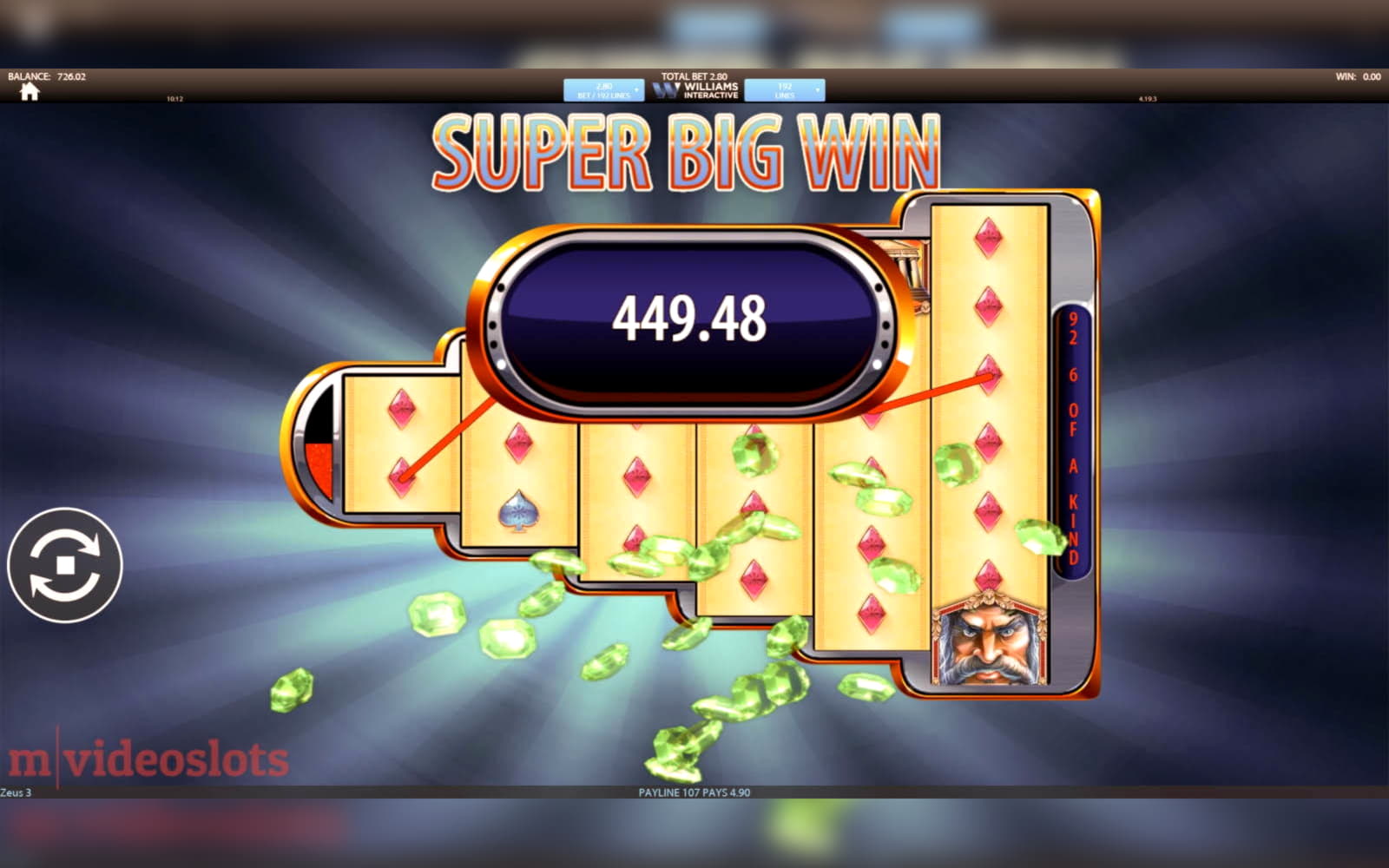 111 Loyalty Free Spins! at Casino Luck