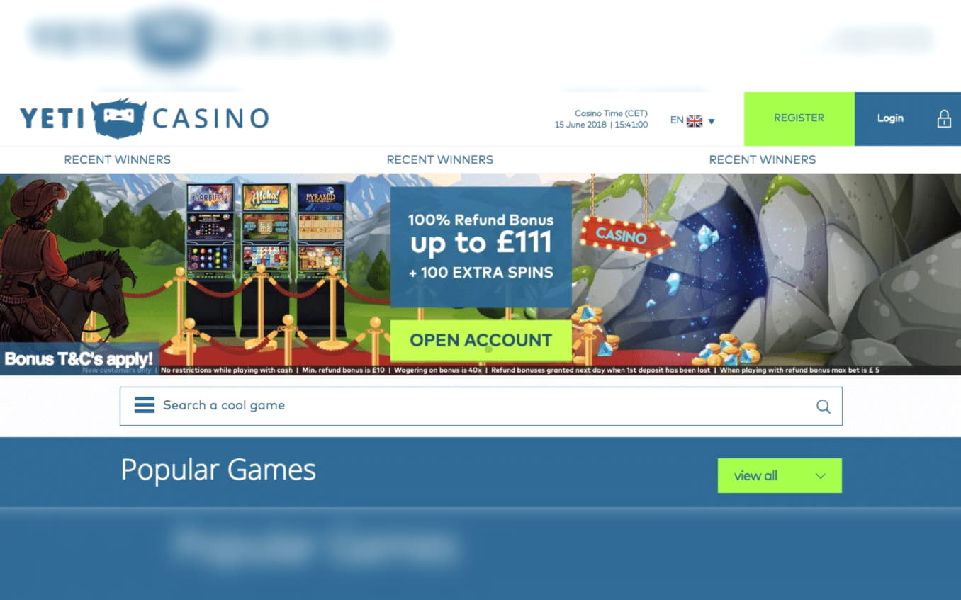 160 Free spins no deposit casino at Dunder Casino