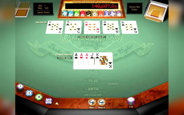 EURO 55 Free chip at Bet Online Casino
