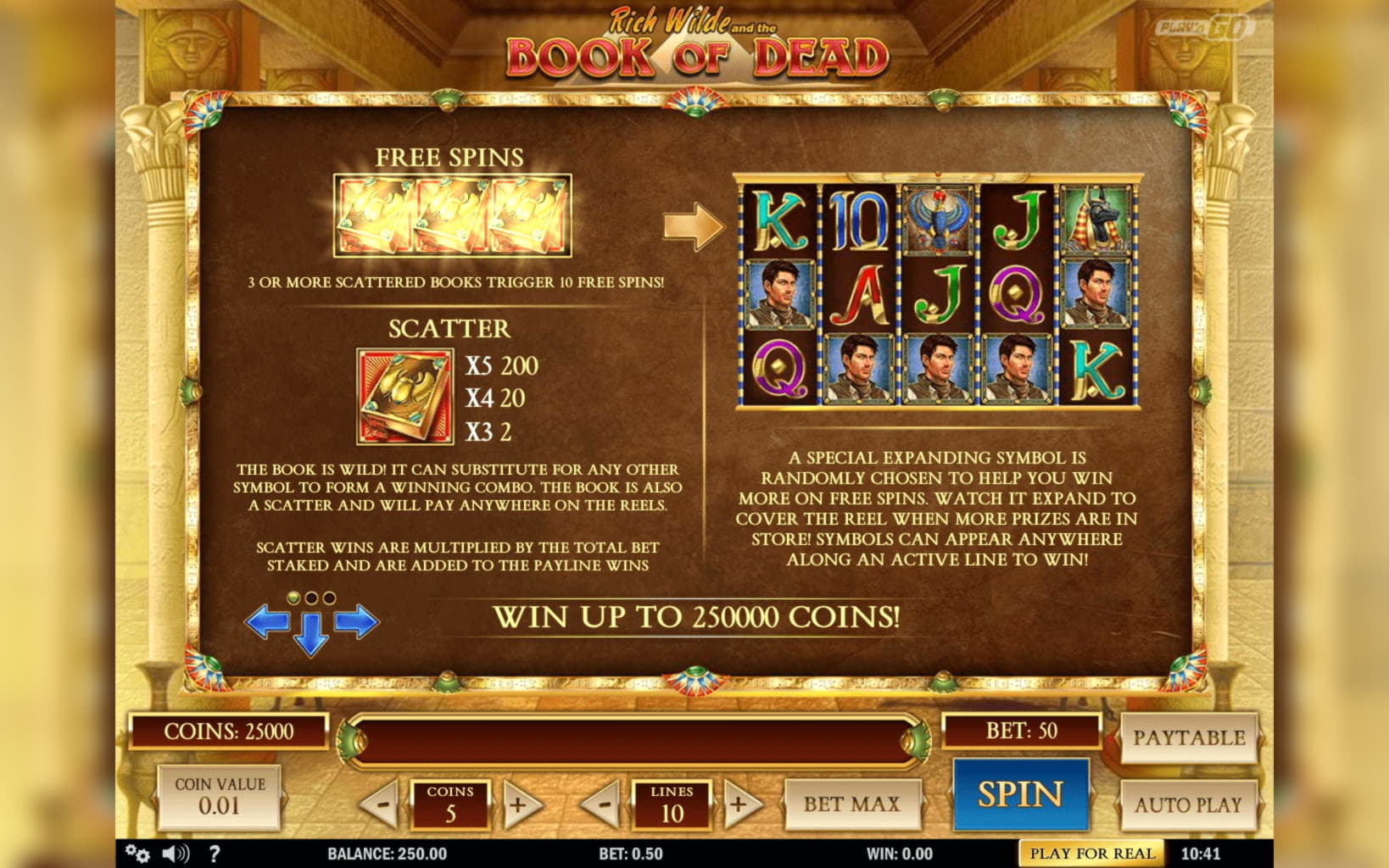 270 free spins at Betway Casino