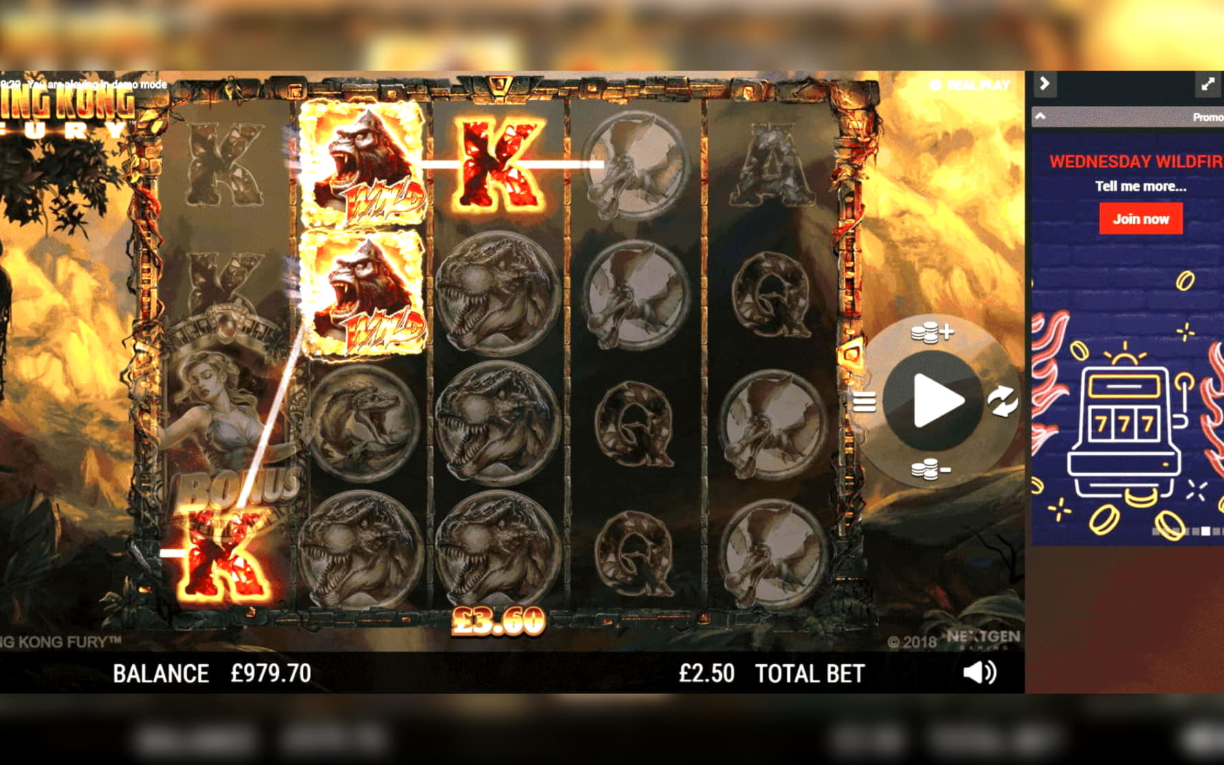 €725 Mobile freeroll slot tournament at BGO Casino