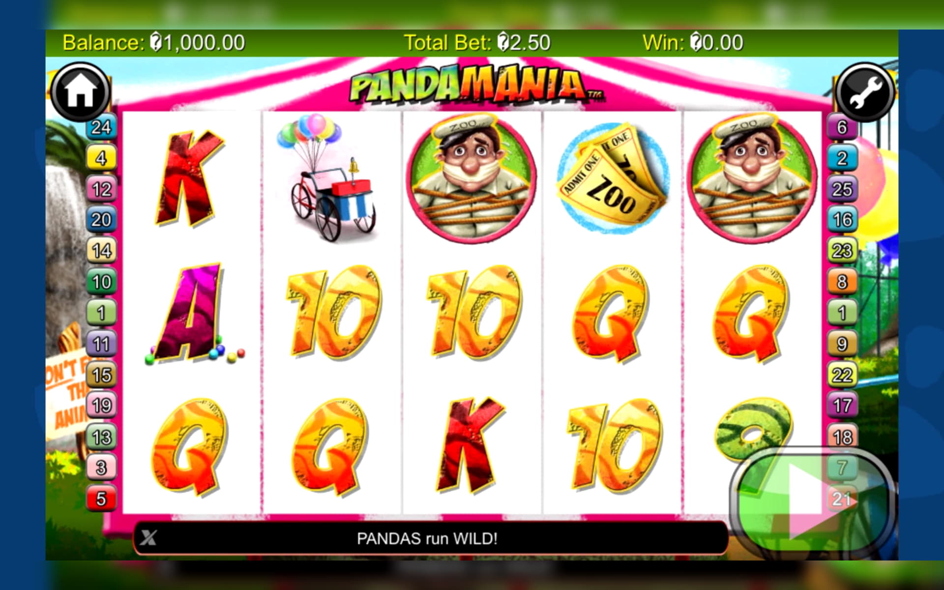 €2490 no deposit bonus casino at Eurogrand Casino