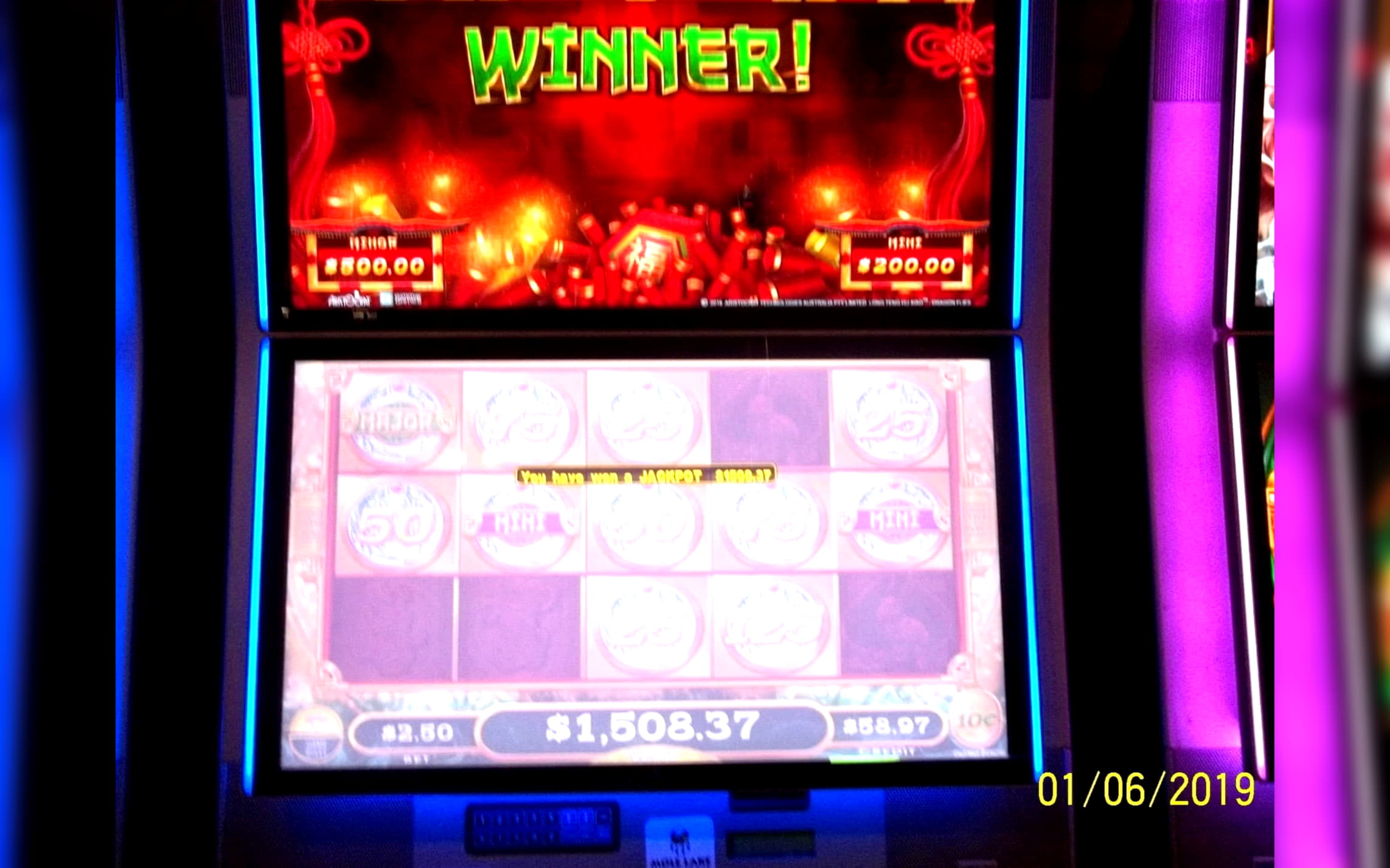 250 FREE SPINS at Casino Luck