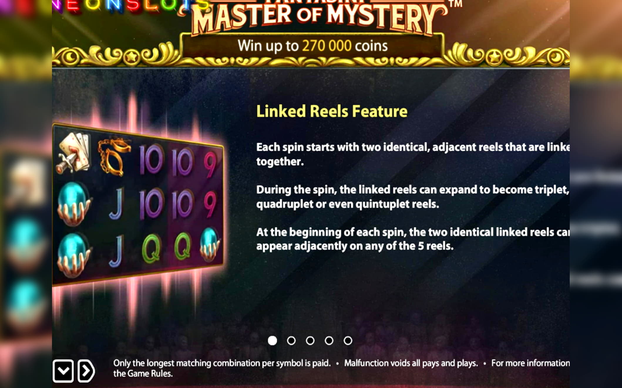 €315 casino chip at Party Casino