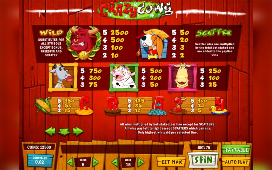 250% Casino match bonus at Casino Luck
