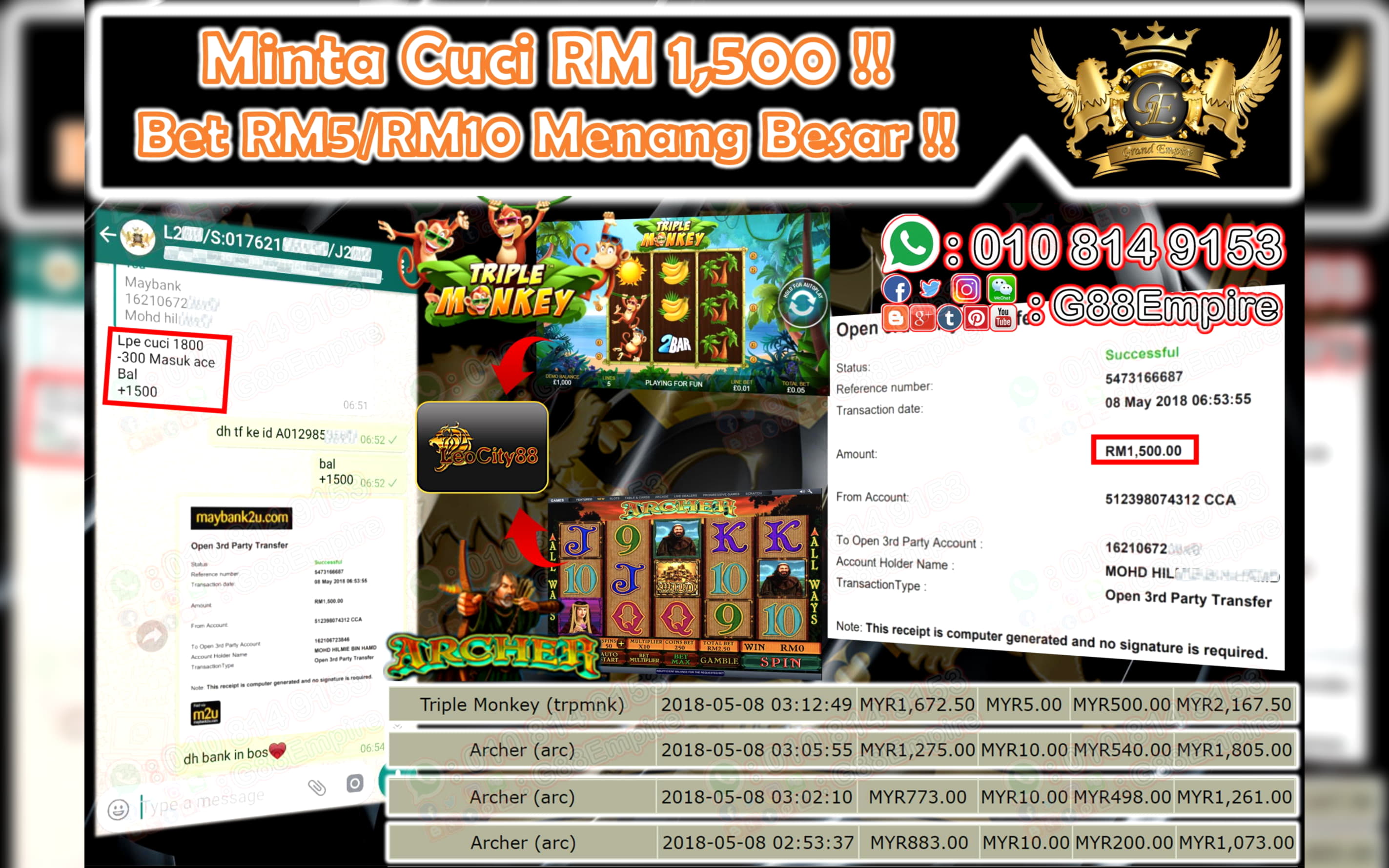 66 Free Spins Casino at Spin Palace Casino