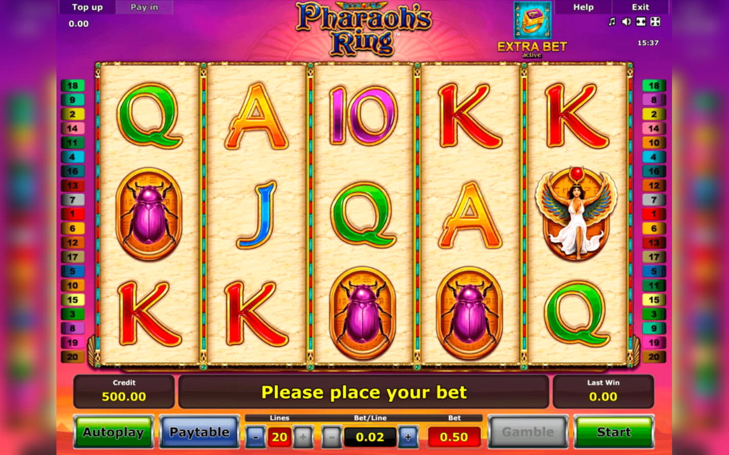 77 free spins casino at Party Casino