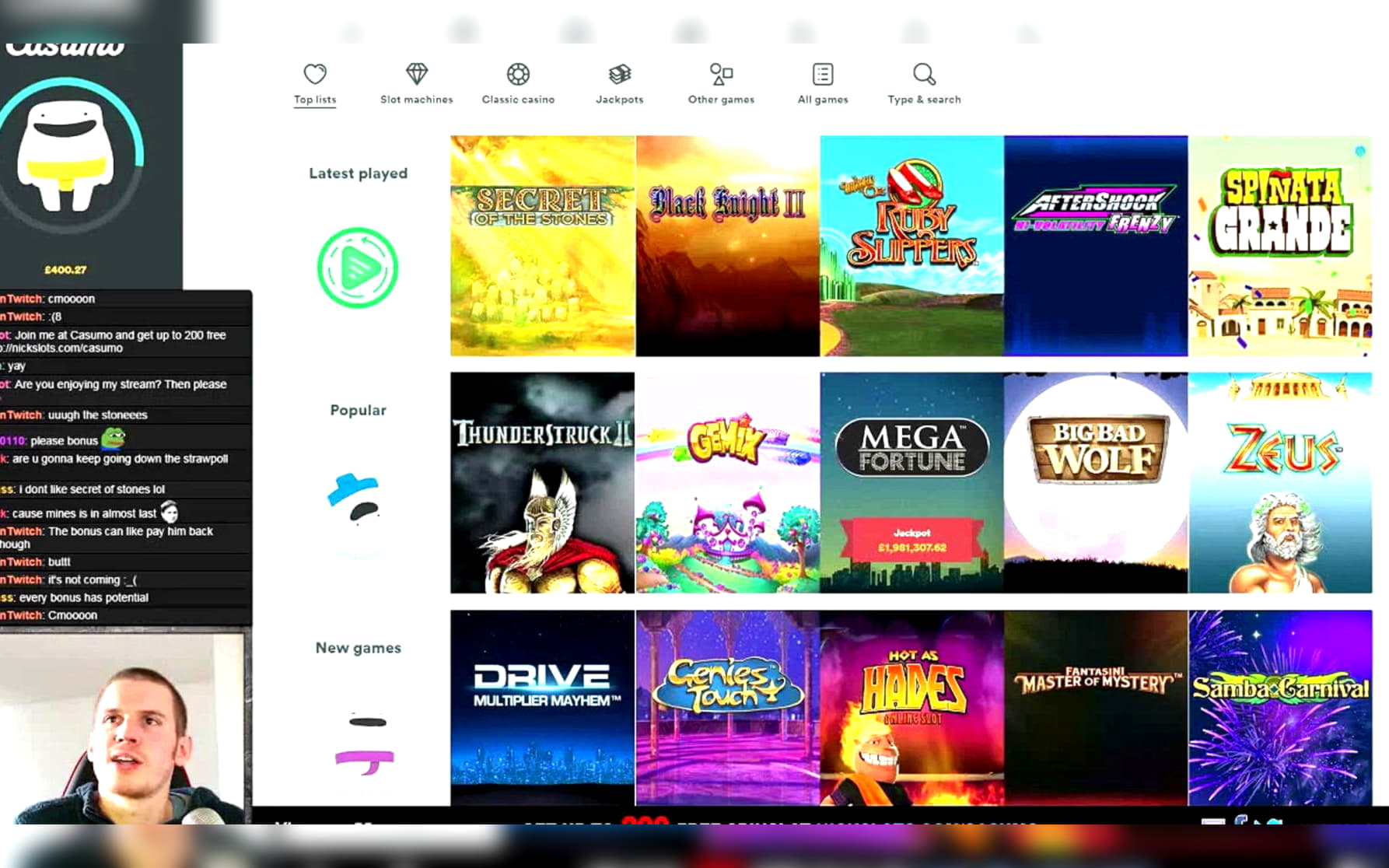 675% Deposit Match Bonus at Energy Casino