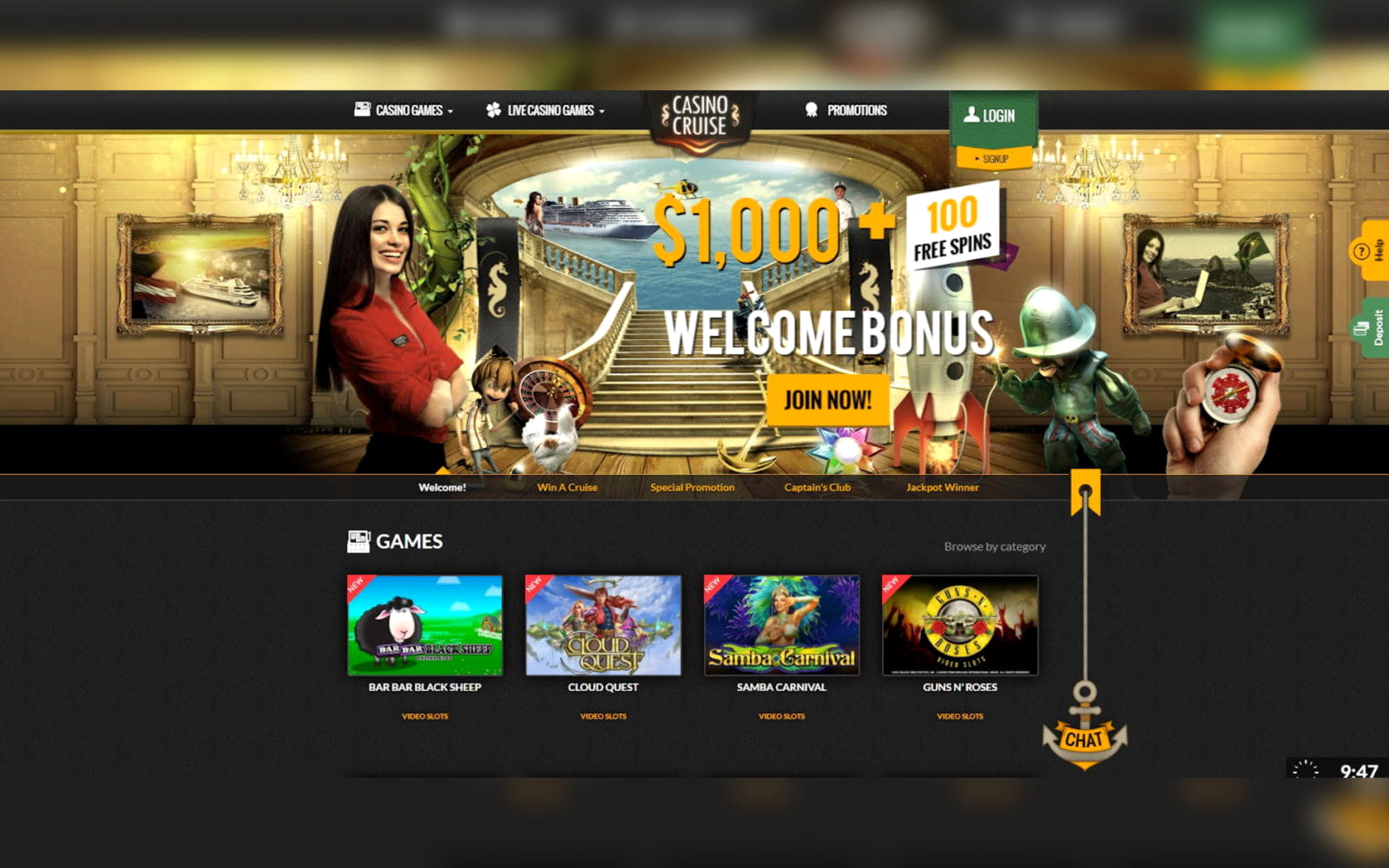$4815 No deposit at Slots Million Casino