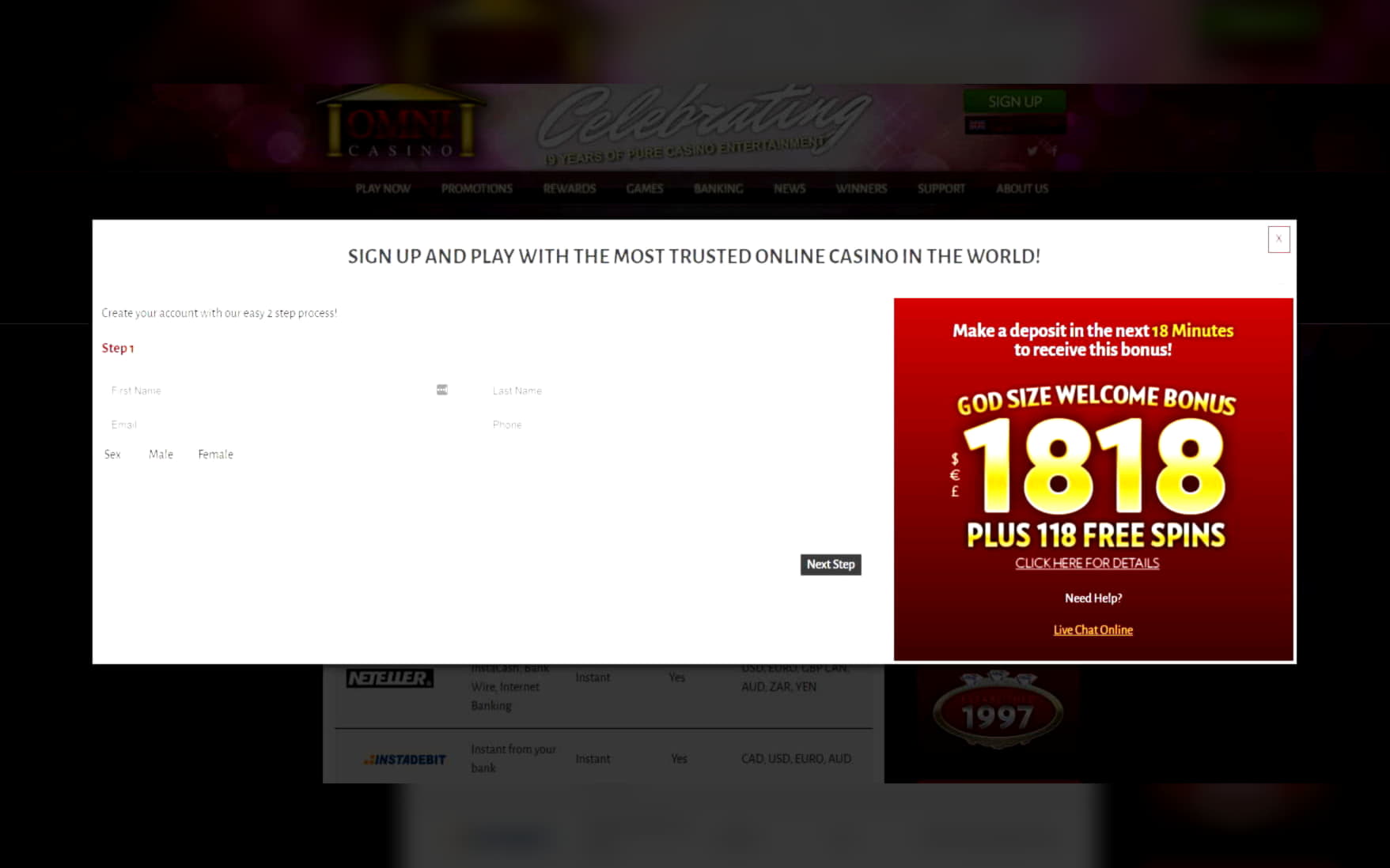€3610 NO DEPOSIT BONUS at Bet At Home Casino
