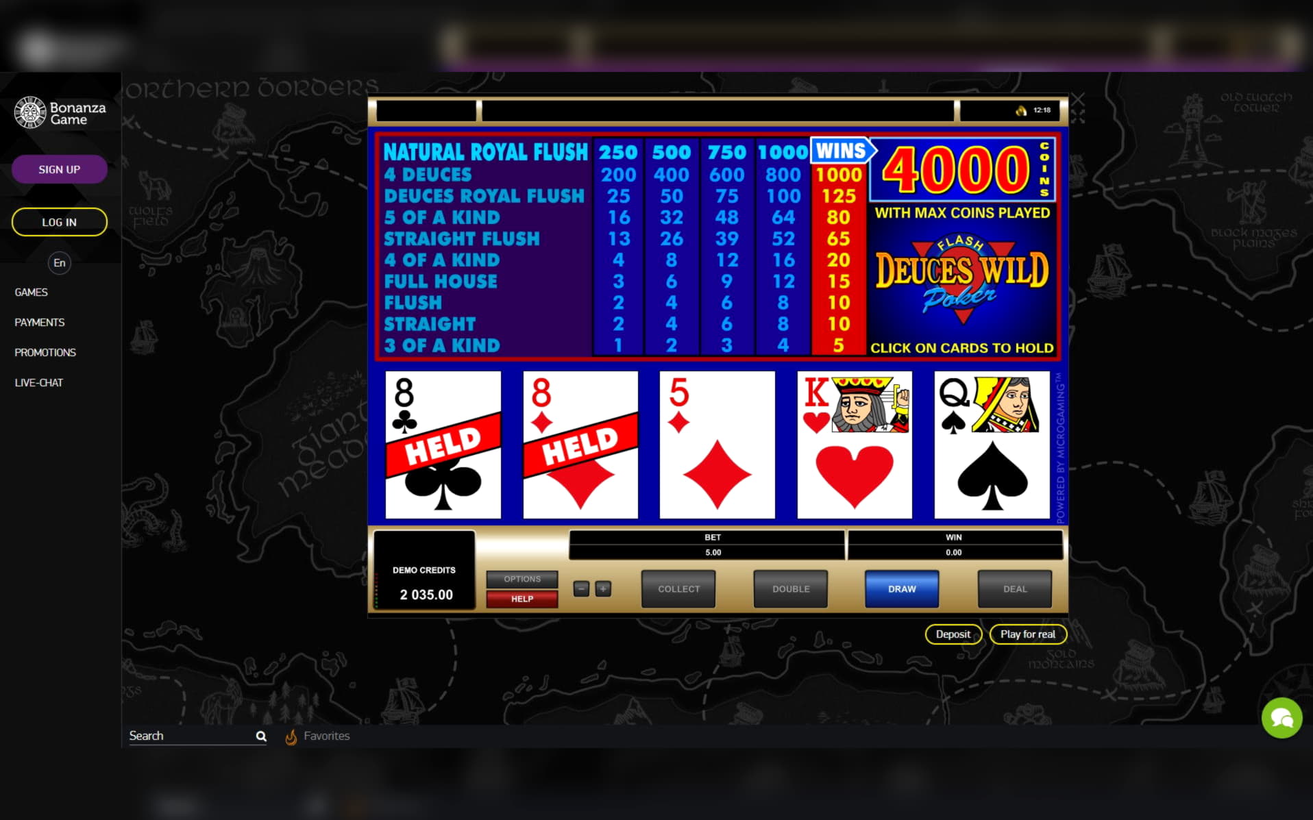 465% Deposit match bonus at Leo Dubai Casino