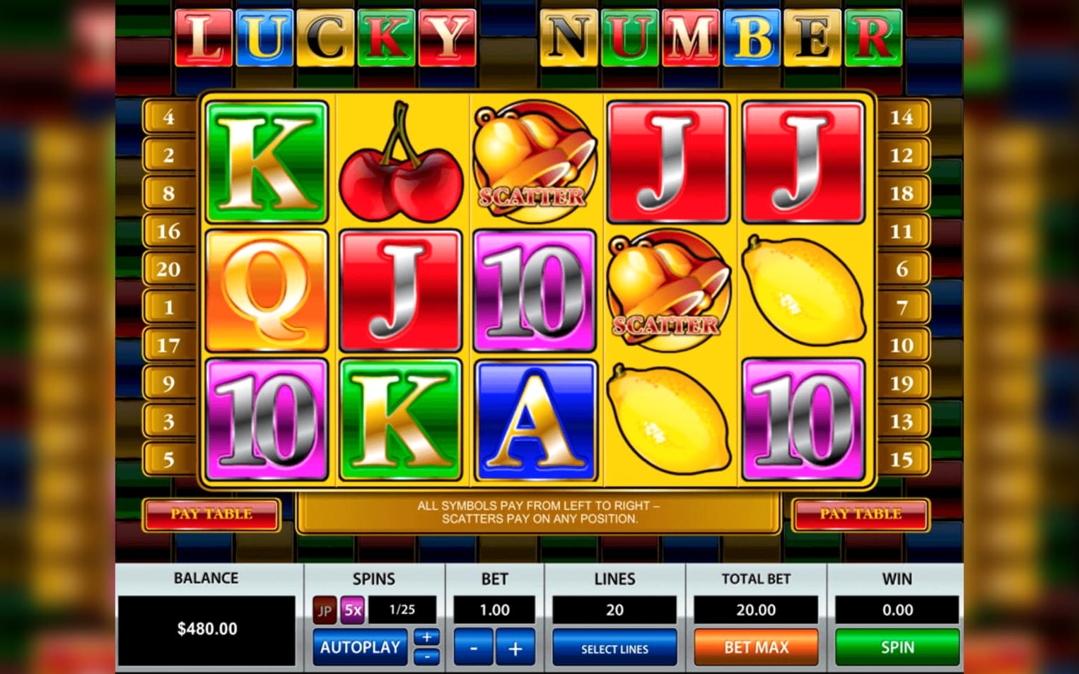 260 Free spins no deposit at bWin Casino