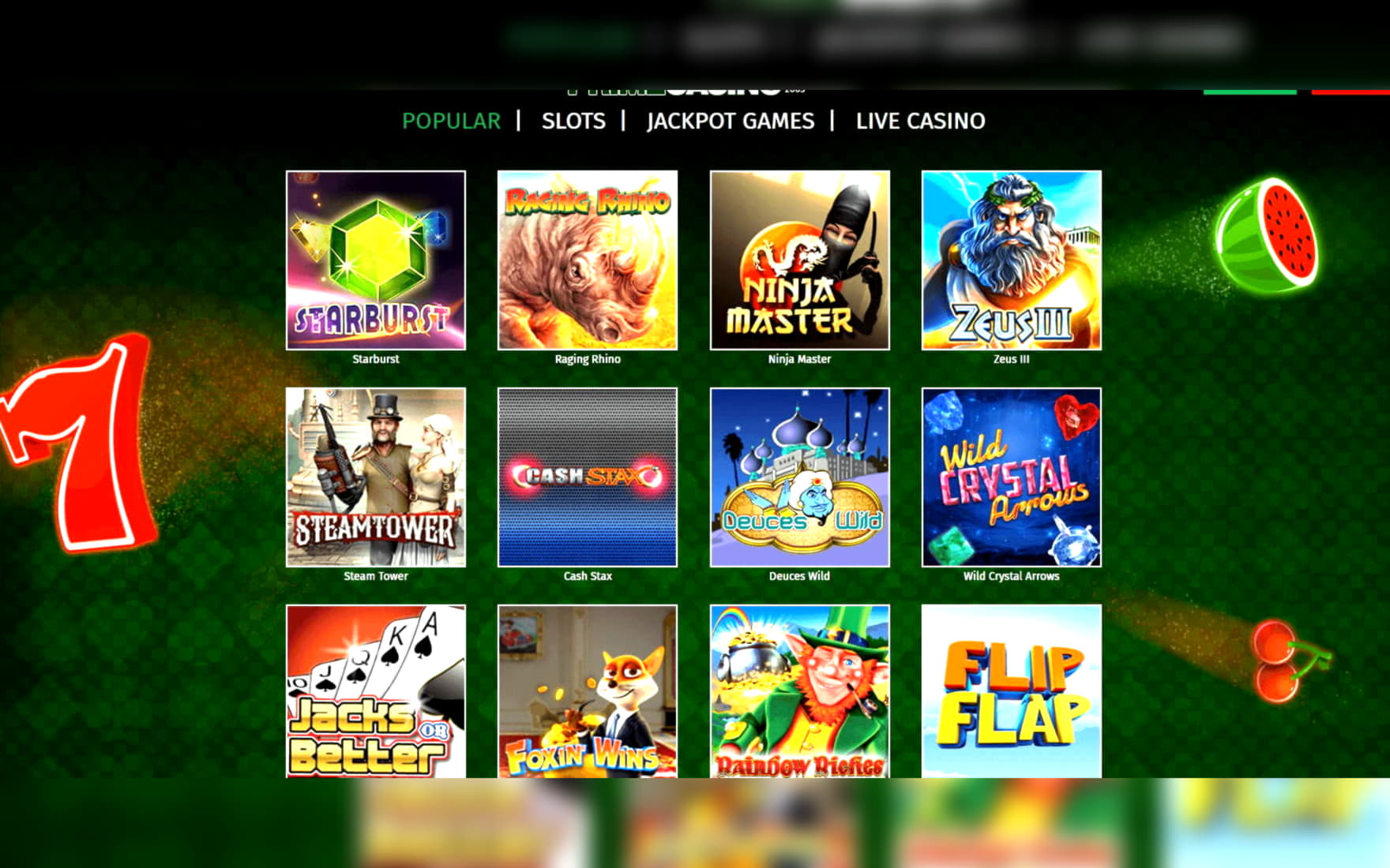 940% Match Bonus at Casino Luck