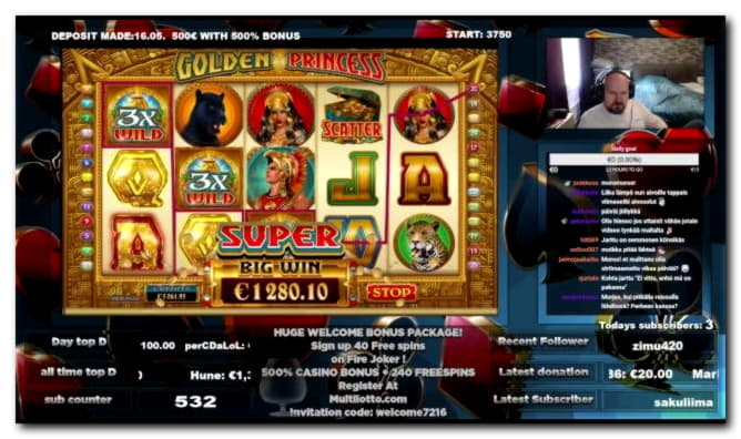 EUR 130 Casino tournaments freeroll at Guts Casino