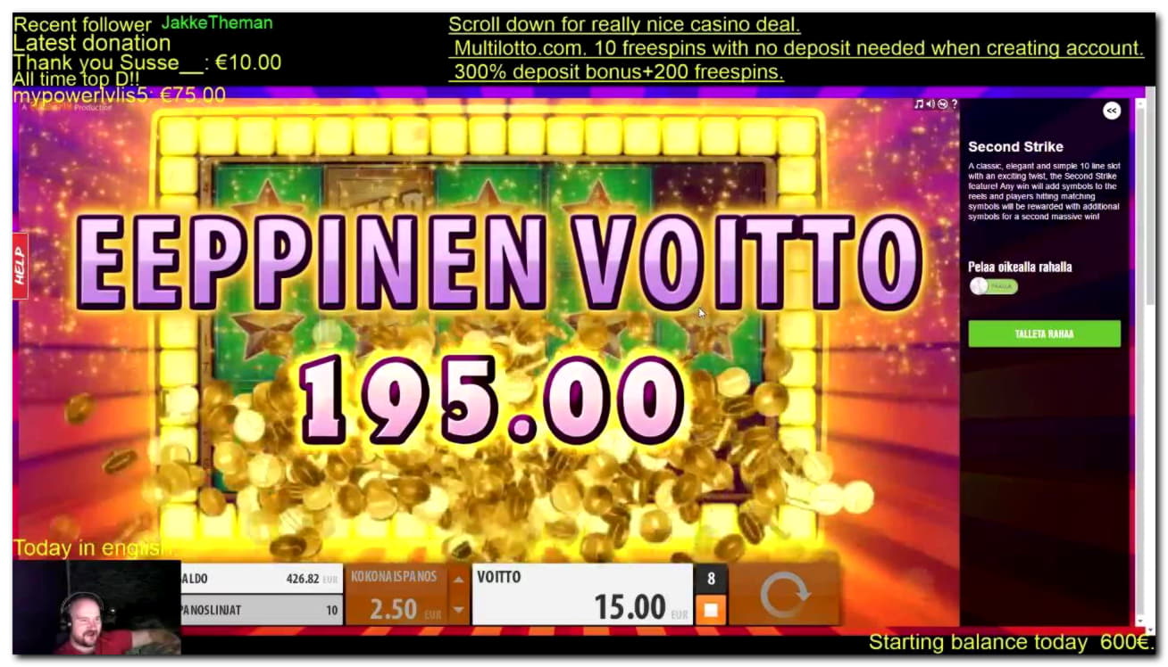 $170 Free Chip Casino at Bet Online Casino