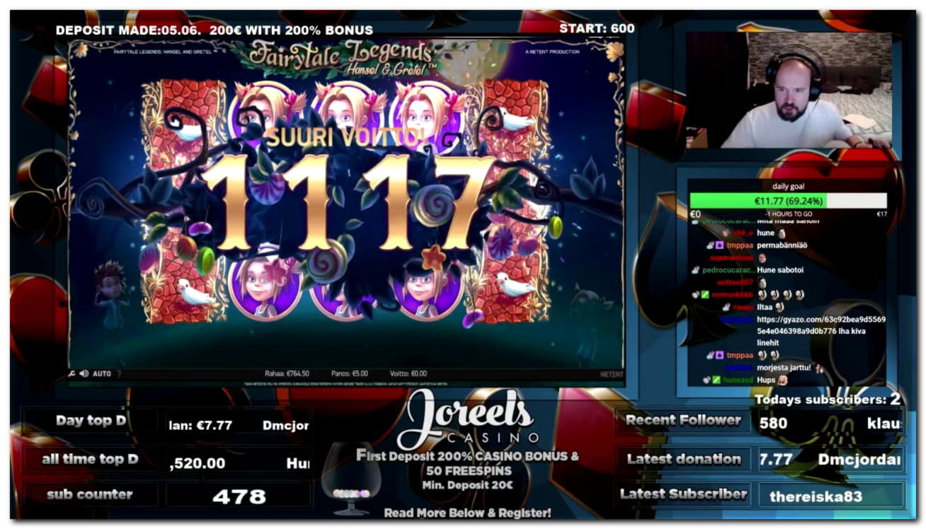 265 Free spins at Casino Cruise