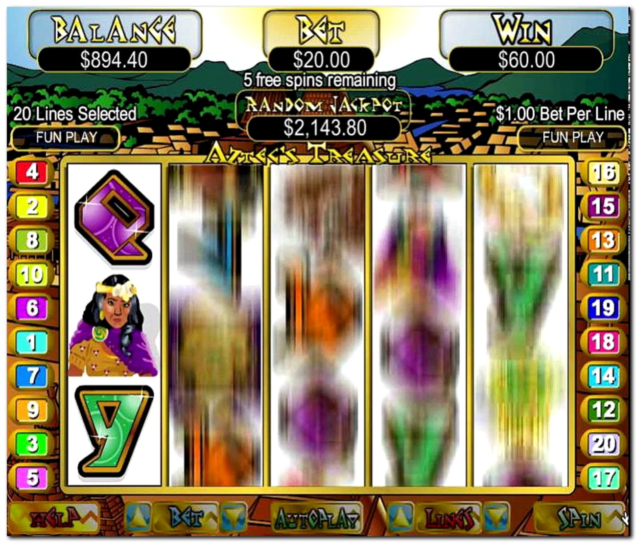 180 Free Spins Casino at Licensed Casino 