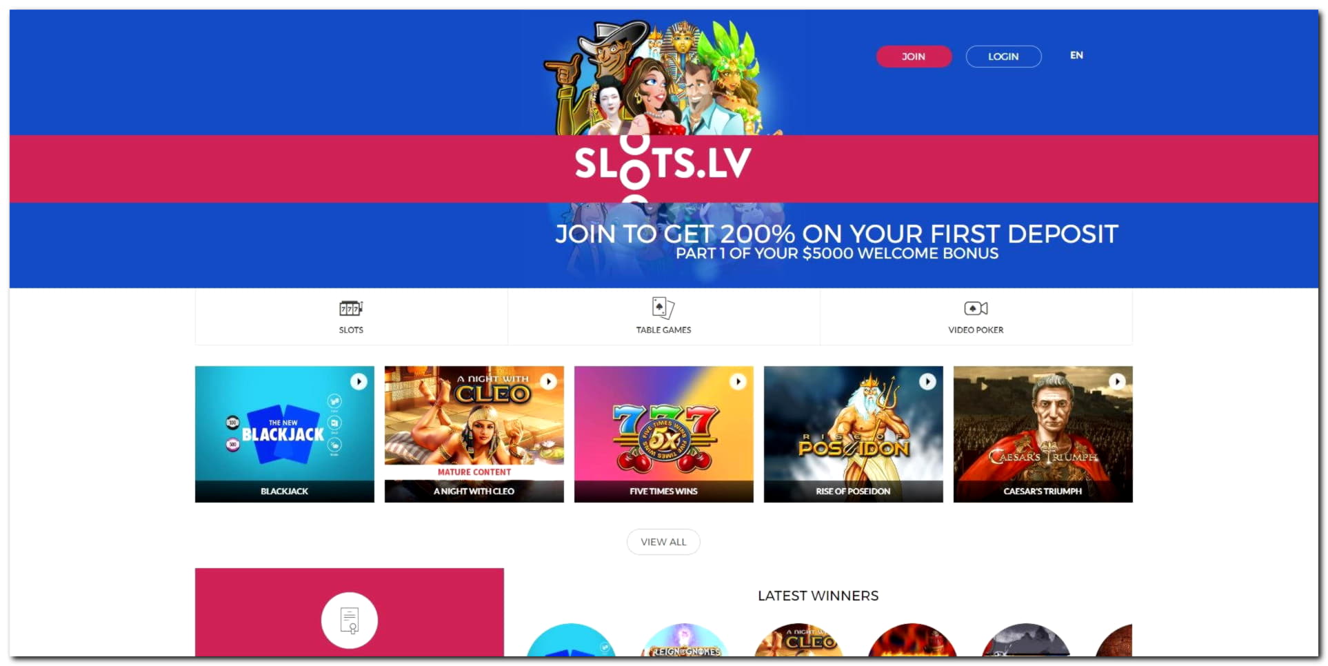 $490 Free chip casino at Party Casino