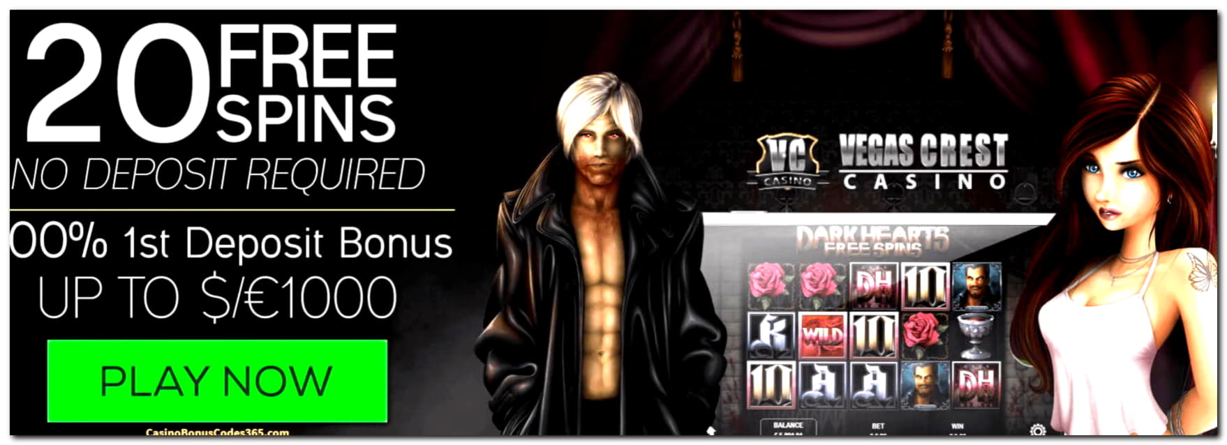 20 free spins at Eurogrand Casino