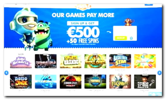EURO 3685 no deposit bonus casino at Party Casino