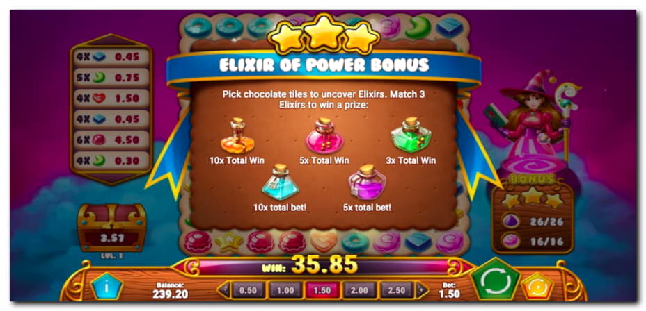 170% Deposit match bonus at Betway Casino