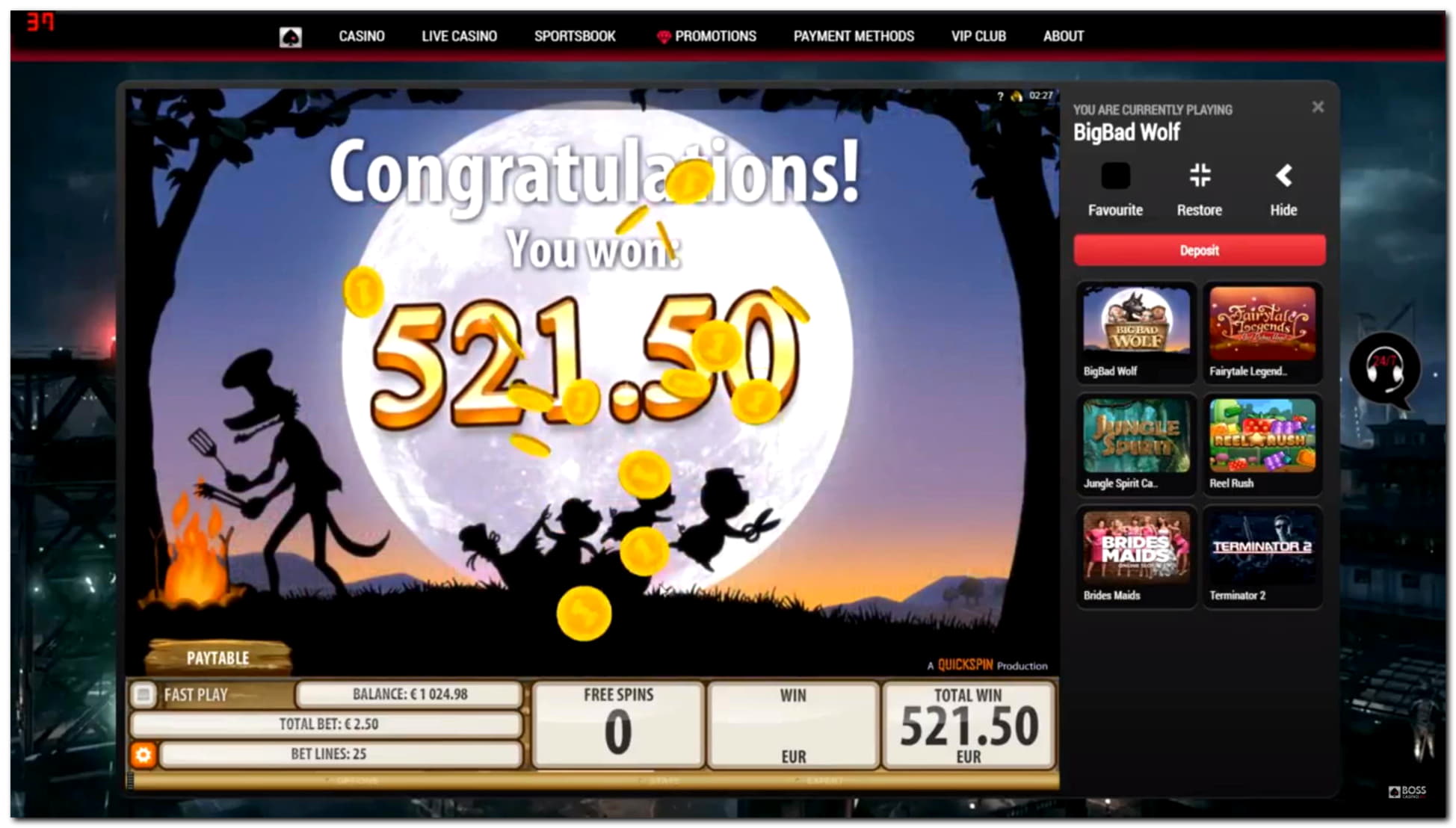 55 free spins no deposit casino at Dunder Casino