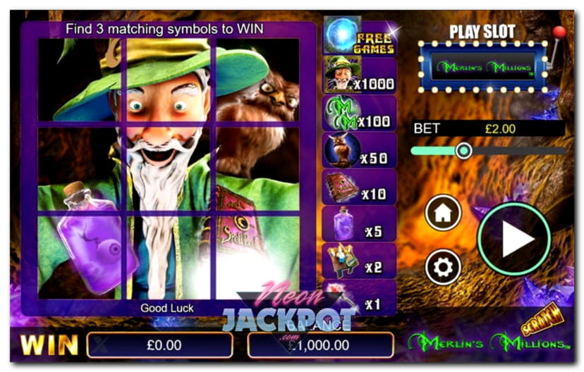$235 Free chip casino at William Hill Casino